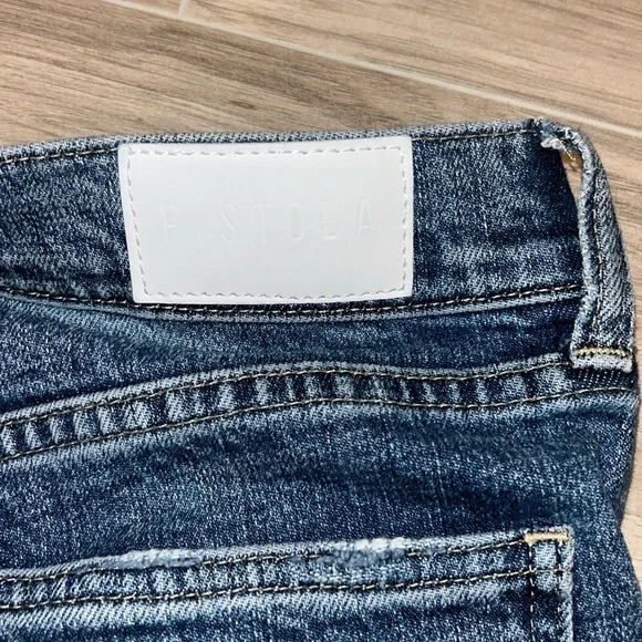 Pistola jeans distressed high rise jeans size 27 - Picture 10 of 11